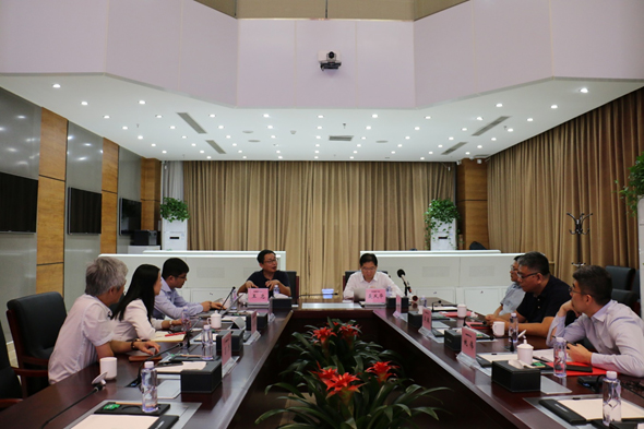 清控总裁聂风华到利来老牌国际官网app科技考察调研 清控总裁聂风华到利来老牌国际官网app科技考察调研
